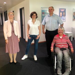 Christiane Möller, Ferda Ataman, Ottmar Miles-Paul und Dr. Sigrid Arnade